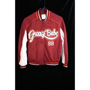 Bershka Varsity Jacket Groovy Babe Jacket Small